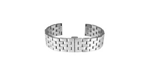 Luxury Professional Unisex Stainless Steel Silver Breathable Lightweight Durable Water-Resistant Adjustable Custom <b>Watch</b> Band - Product Image 4