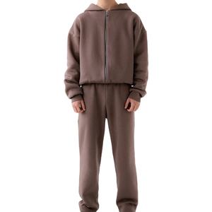 Survêtement décontracté à capuche surdimensionné pour homme, entièrement personnalisable, tendance, anti-rides, haute qualité, vente chaude - Product Image 1