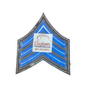 Patch brodé en chenille chevron thermocollant grand format avec logo de créateur pour chapeaux et vêtements - Product Image 3