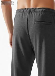 Wholesale <b>Men</b> <b>Jogger</b> Sporsity <b>Loose</b> <b>Fit</b> <b>Men's</b> Sweatpants With Contrast Piping,button Side And Drawstring Waist Sweatpants <b>Men</b> - Product Image 5