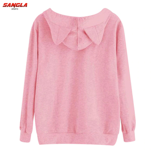 เสื้อมีฮู้ดผ้าเทอร์รี่พิมพ์ลายสไตล์วินเทจโอเวอร์ไซส์ผ้าคอตตอน - Product Image 5