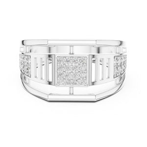 Anillo de Oro Amarillo de 14K con Diamante Redondo Cultivado en Laboratorio, Regalo de Aniversario para Mujer |   Diamante Cultivado Nuevo - Product Image 2