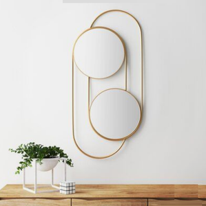 Unique Designs Gold Plated Border Luxury Wall Mounted <b>Mirror</b> Handcrafted Decorative <b>Mirrors</b> Supplied by India - Product Image 6