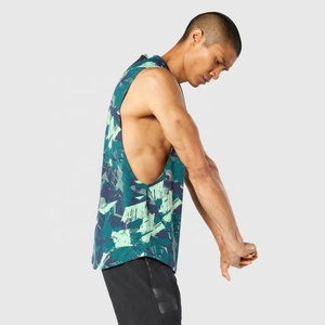 Débardeur imprimé pour hommes, camouflage Design Singlet Gym, coupe longue, Sublimation, débardeur pour hommes, prix bon marché, meilleure qualité, débardeur pour Fitness - Product Image 6