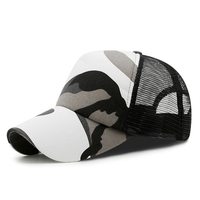 Gorra Trucker de Malla Camuflada INDEX APPAREL, 6 Paneles, Ajustable, Unisex, Estilo Casual, Transpirable, para Primavera/Verano
