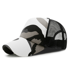 INDEX APPAREL Camouflage Mesh Trucker <b>Cap</b> 6-Panel Adjustable Unisex Casual <b>Hat</b> Spring Summer Breathable Outdoor Style - Product Image 2