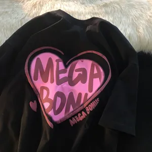 Venta al por mayor 100% algodón cuello redondo Mujer camiseta transpirable Premium Slim Boxy Fit 3D gráfico Crop diseño para el verano desgaste - Product Image 1