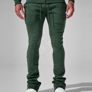 Pantalones de chándal apilados ligeros de alta calidad, el mejor Material, etiqueta privada, su propio diseño, pantalones de hombre lavados de nuevo estilo - Product Image 3