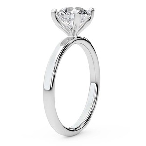แหวนหมั้นเพชร4ง่ามทำจากทองขาว1.5 CT Princess CUT Lab ขนาด14K 18K - Product Image 2