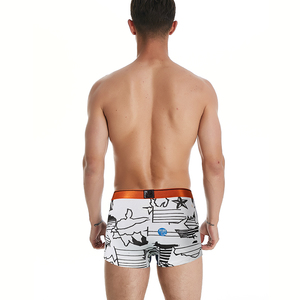 Tissu Modal Spandex Hommes Slips Boxers Ensembles Custom Shorts Basketball Biker Sexy Seamless Plus Size Shorts DDP shipping - Product Image 3