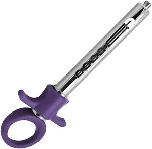 Jeringa de Aspiración Dental de Acero Inoxidable, Jeringa Manual con Agarre Ergonómico para Uso Odontológico - Product Image 1