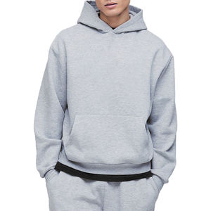 Pull à capuche imprimé classique personnalisé Sweat-shirt en molleton de coton de qualité supérieure Broderie Design teint uni pour l'automne décontracté - Product Image 3