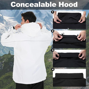 ชุดกันลมแบบมีฮู้ดสำหรับฤดูหนาว  สำหรับผู้ชายและผู้หญิง - Product Image 4