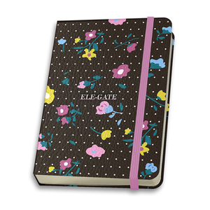 Quaderno Flirty Flowers con 75 Fogli a Righe, Copertina in Pelle e Lino, Rilegatura a Cucitura o Termica per Uso Scolastico o Diario - Product Image 2