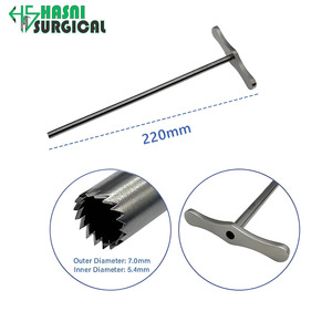 Trepano Visual Manual de Acero Inoxidable de Alta Calidad, 7.0mm 5.4mm, Instrumentos Quirúrgicos de Endoscopia Transforaminal, Aprobado por CE e ISO - Product Image 1