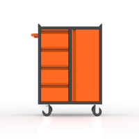 Chariot de rangement d'outils d'atelier en acier, rangement efficace avec personnalisation OEM