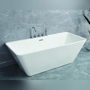 Baignoire autoportante en acrylique blanc de 170 cm, ERINA JBT01023AW, prix d'usine, achat en gros, livraison mondiale - Product Image 6