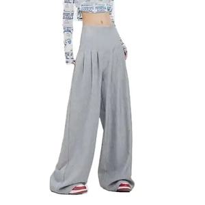 Pantalon de survêtement évasé élastique et respirant pour femmes, nouveau style éponge, taille plus, pantalon de survêtement pour femmes - Product Image 6