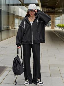 Venta al por mayor de encargo de gran tamaño de las mujeres de lana de algodón con cremallera estilo de invierno Sudadera con capucha - Product Image 4