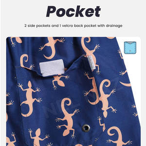 Shorts de plage pour hommes avec impression par sublimation Offre Spéciale shorts de bain pour hommes avec cordon de serrage quantité minimale de commande les plus bas - Product Image 4