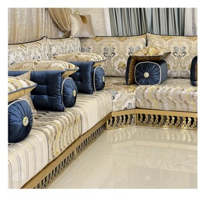 Sofá estilo Majlis árabe, diseño clásico, elegante conjunto para sala de estar, asientos de esquina de lujo, diseño que ahorra espacio - Product Image 1