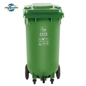 120L Plastic Eco-vriendelijke Afvalbak Keuken Voedselresten Recyclingbak Kar voor Hotels - Product Image 3