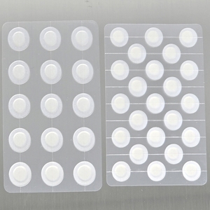 Patch hydrocolloïde anti-acné sans silicone de qualité supérieure biseauté 12mm x 15 pour tous les types de peau avec logo personnalisé - Product Image 1