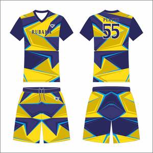 Conjuntos de camisetas de fútbol personalizadas de alta calidad para hombres uniformes de fútbol personalizados con tecnología de sublimación - Product Image 1