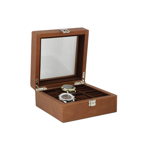 Boîte à montre en bois de manguier, rangement pour montre, étui cadeau unique, boîtes et étuis d'emballage pour montres - Product Image 5