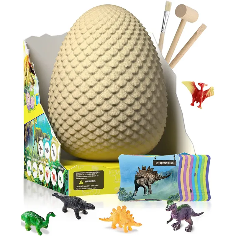 Kids Assembly Kit Ausgrabung Neues Jumbo-Dino-Ei-Grabs pielzeug DIY graben es auf Wissenschaft liches archäo logisches Dinosaurier-Fossil-Dig-Kit