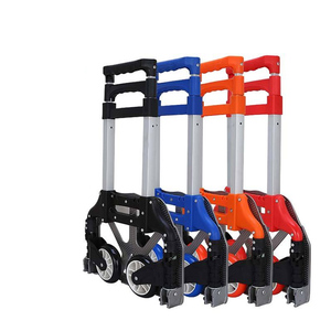 Carretilla de Mano Plegable Multifuncional de Aluminio, Fácil de Transportar, con Ruedas de Acero Inoxidable - Product Image 4