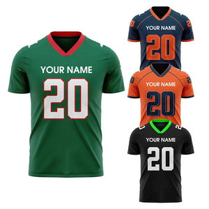 Camiseta de Fútbol Americano Sublimada Personalizada al por Mayor, Nueva Llegada, Malla de Poliéster, Camiseta de Fútbol Americano Sublimada - Product Image 6