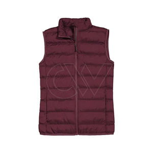 Personalizado de moda acolchado Puffer cálido y elegante de invierno Puffer chalecos de las mujeres - Product Image 4