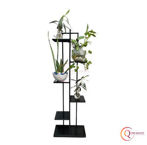 Ensemble de jardinières murales en fer plaqué or, trois pots de fleurs suspendus pour balcon et salon, article décoratif très vendu - Product Image 5