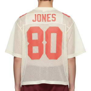 Maillot de football à manches courtes pour homme, imprimé, respirant, ample, en maille, 100% polyester, personnalisable pour équipe, vente chaude - Product Image 2