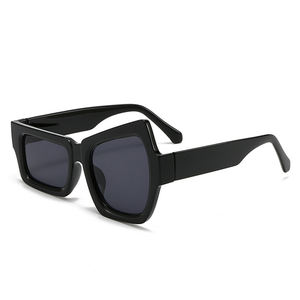 Nueva moda divertida ceja levantando gafas de sol unisex personalidad marco irregular Y2K gafas FIESTA DE Navidad rave gafas de sol - Product Image 5