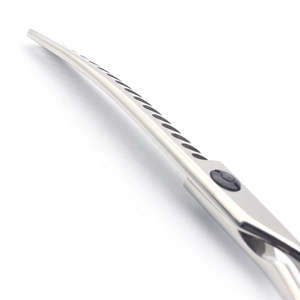 Tijeras de Adelgazamiento Curvas de Acero Inoxidable de Alta Calidad para Peluquería Canina - Product Image 5