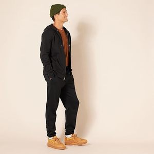 Sweat-shirts à capuche unisexes d'automne avec fermeture éclair, 100 % coton, étiquette personnalisée, à carreaux, respirants, coupe ample, poche, broderie 3D, vente en gros - Product Image 3