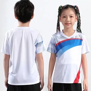 Children <b>Tennis</b> Shirt Quick Dry Kids Badminton Shirts Print Boys Girls Volleyball Uniform Summer <b>Table</b> <b>Tennis</b> Jersey - Product Image 1