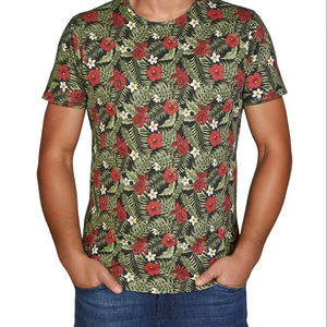 Camiseta de Hombre de Tela de Rizo Sublimada, Personalizada, con Impresión Completa, Ecológica, de Secado Rápido y Transpirable, de Alta Calidad a Precio de Mayoreo - Product Image 1