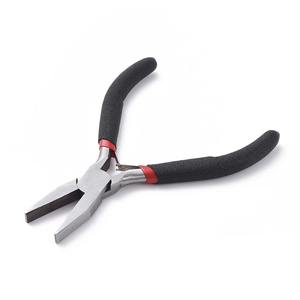 Jewelry <b>Pliers</b> Tools for Jewelry Making <b>Flat</b> <b>Nose</b> <b>Pliers</b> Polishing Jewelry Making Tools 12x7.3x0.9cm - Product Image 2