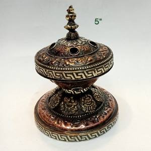 เครื่องเผาธูปทรงกลมทำจากทองแดงโบราณระดับโลก - Product Image 2