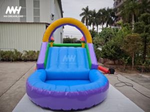 Château gonflable Doctor Dolphin pour enfants 300x270x213CM Tissu PVC Glissière Maison de rebond Souffleur 3 personnes 135KGS - Product Image 5