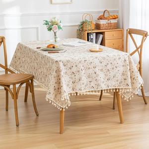 Manteles Bordados Tejidos de Fabricante Indio |   Diseños Modernos Estilo Europeo 2025 en Algodón, Lino y Polialgodón - Product Image 5