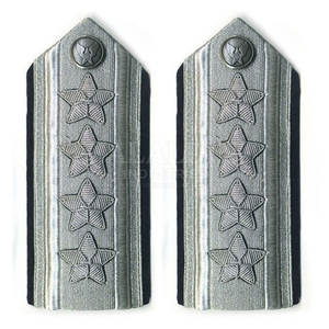 Epaulettes de hombro con bordado 3D en tela de lona para uso en escenario o formal, uniforme elegante - Product Image 3