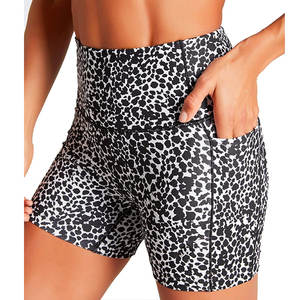 Conjunto de Shorts de Cintura Alta Elásticos para Mujer, Traje de Yoga de Alta Calidad al por Mayor en Diferentes Tallas - Product Image 3