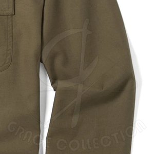 เสื้อคาร์โก้สำหรับผู้ชายเสื้อเชิ้ตกลางแจ้งแขนยาวแบบเปิดประทุนสีพื้นป้องกัน UV แห้งสุดเท่ - Product Image 5