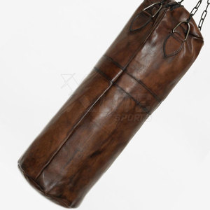 High Quality Heavy Duty Punching <b>Bag</b> Unisex Leather Sands for <b>Training</b> Workout Practice Durable Design Home Gym Fitness Use - Product Image 3