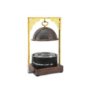 Buffet en acier inoxydable de la plus grande vente Équipement alimentaire Traiteur Plat de service Chauffe-plat Design luxueux Serveur d'aliments chauds Chauffage au gaz - Product Image 3