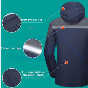 Chaqueta Softshell de Invierno Transpirable de Alta Calidad con Cuello Alto y Logotipo Frontal, la Más Vendida para Hombre Adulto - Product Image 4